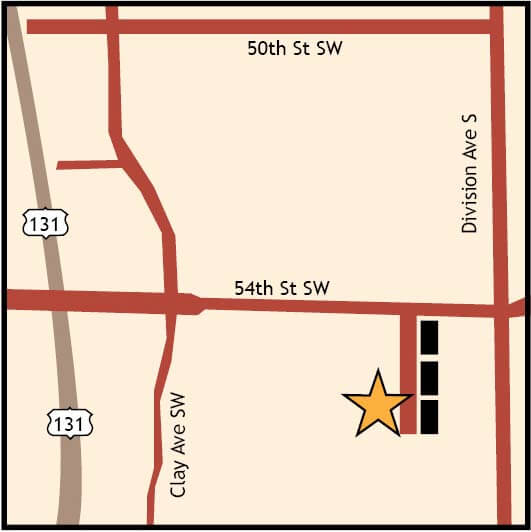 Grand Rapids, Michigan Location Map