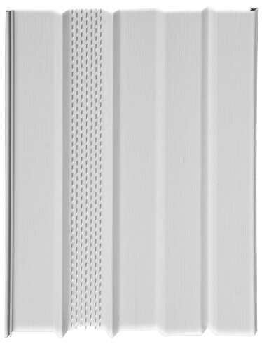 3499911 - SKIRTING EAGLE VENTED WHT PC : 16"W x 140"L