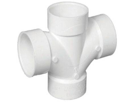 505814 - PVC TEE 3" DOUBLE 6/CTN : 