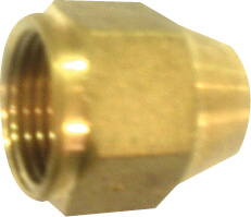 514138 - BRASS S/O FLARE NUT 3/8 LONG : 