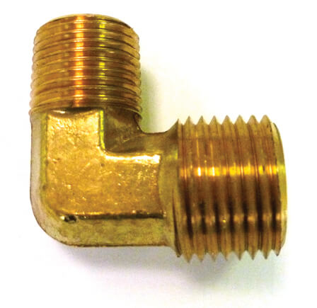 51E586 - BRASS 1/2Mx3/8M 90^EL : 