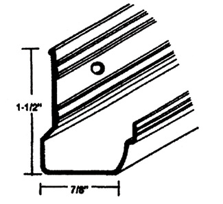 601021 - DRIP RAIL LARGE 18' : 