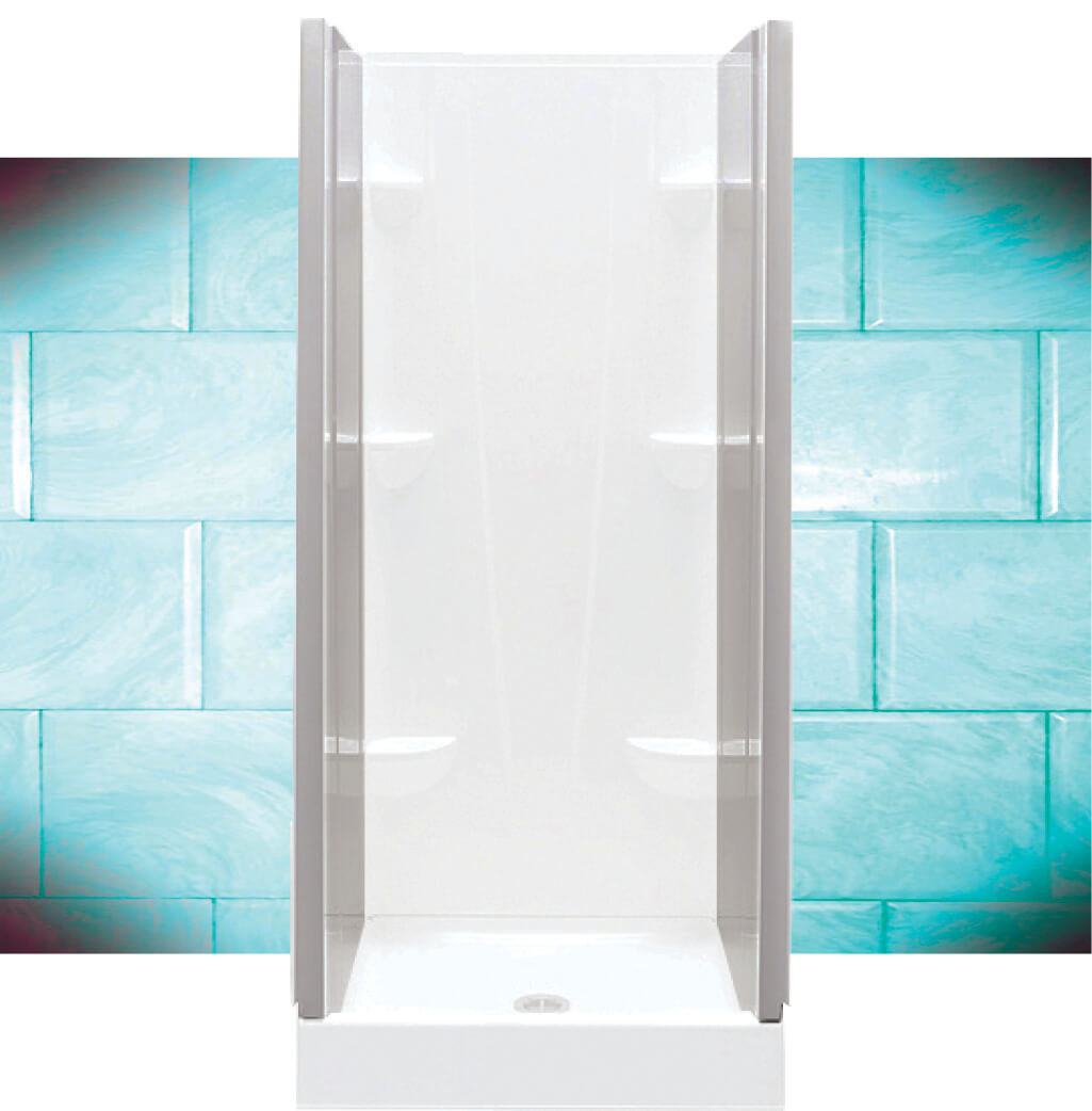 FBS Fiberglass Shower Surround