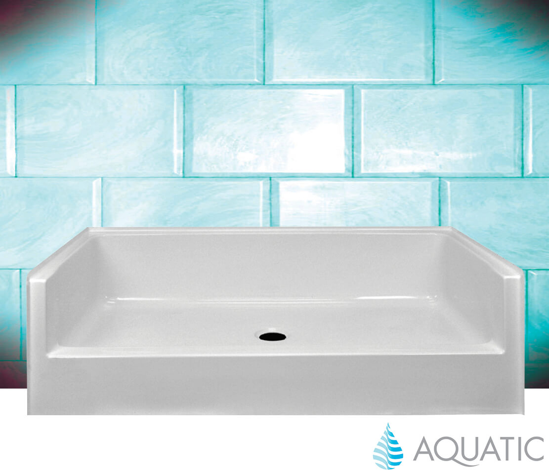 Fiberglass shower pan deals