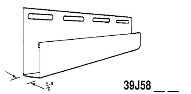 HarbourCrestJ - HarbourCrest 5/8" J Channel : Premium Vinyl Siding